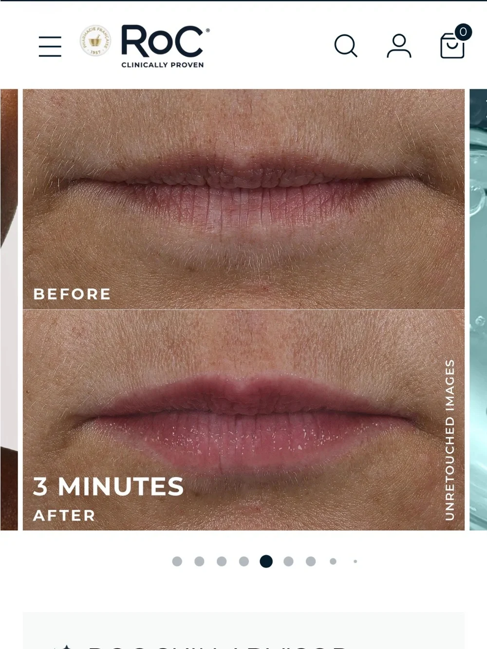 NIB RoC Lip Volumizer with Hyaluronic Acid & Pro-Collagen Peptide